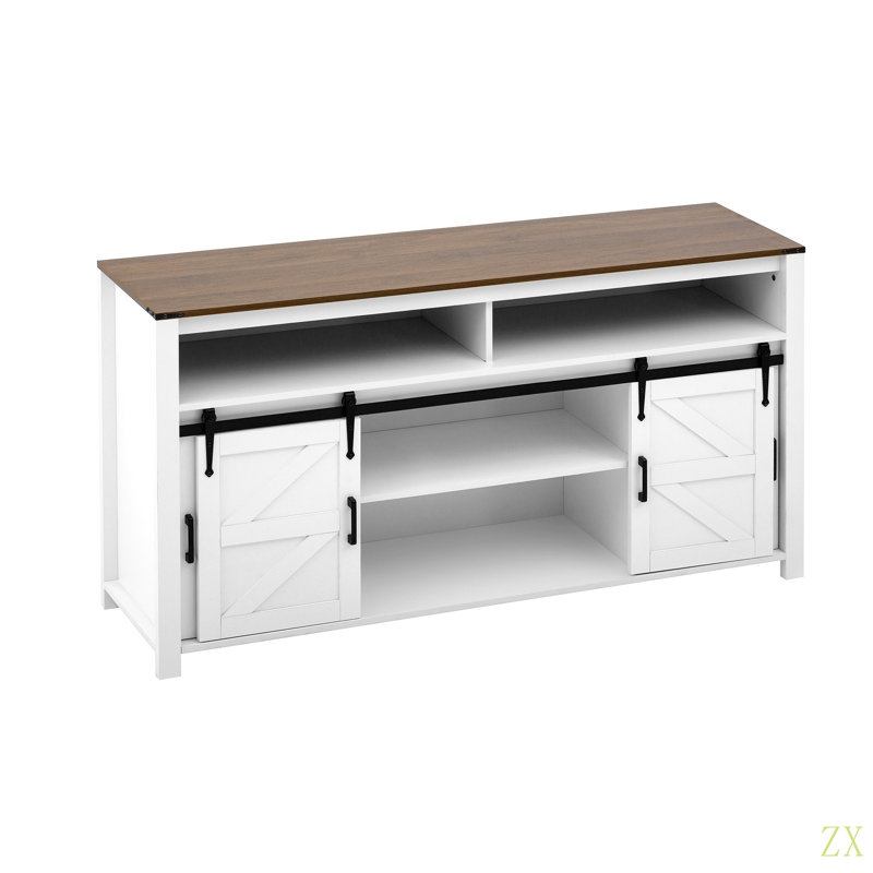 メモリー③ August Grove® 59.3''Sideboard With Sliding Barn Door And Mesh